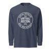 unisex-garment-dyed-heavyweight-long-sleeve-shirt-navy-front-68c19e77dc22f.jpg Virtual Battalion Real Brotherhood Long Sleeve | Premium Heavyweight | 2-3X