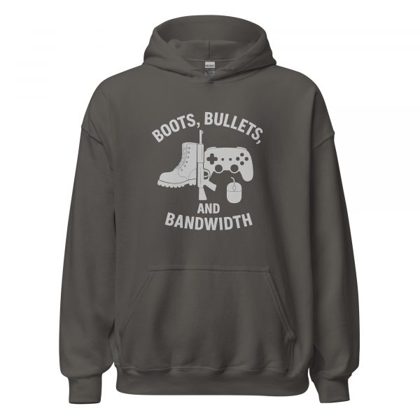 unisex-heavy-blend-hoodie-charcoal-front-68c1a7013da38.jpg Boots, Bullets, and Bandwidth Hoodie | Classic | 2-5X