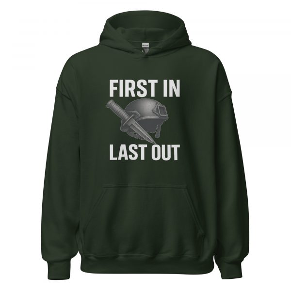 unisex-heavy-blend-hoodie-forest-green-front-68b76cc736594.jpg First In Last Out Hoodie | Classic | S-XL
