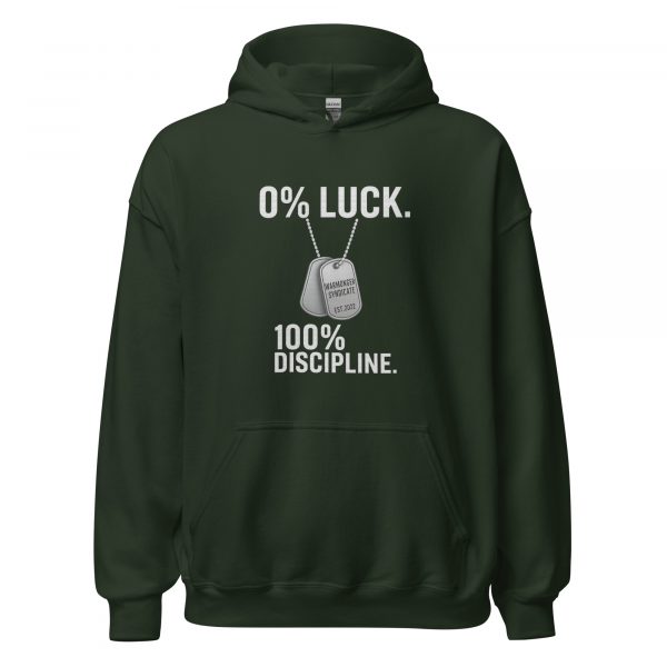 0% Luck 100% Discipline Hoodie | Classic | 2-5X