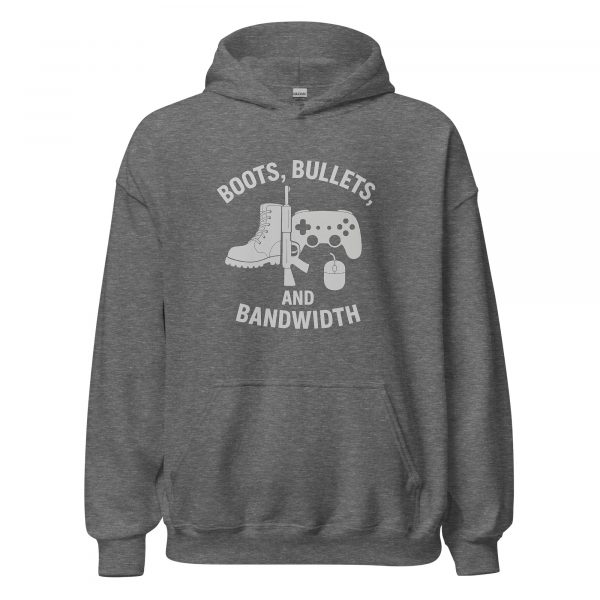 unisex-heavy-blend-hoodie-graphite-heather-front-68c1a7016c0fb.jpg Boots, Bullets, and Bandwidth Hoodie | Classic | 2-5X