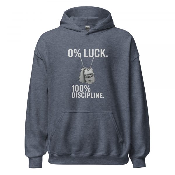 0% Luck 100% Discipline Hoodie | Classic | 2-5X