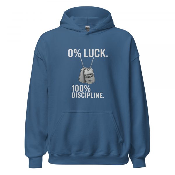 0% Luck 100% Discipline Hoodie | Classic | 2-5X