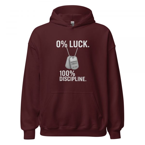 0% Luck 100% Discipline Hoodie | Classic | 2-5X