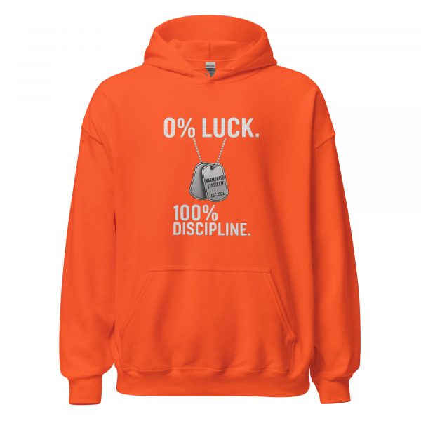 0% Luck 100% Discipline Hoodie | Classic | S-XL