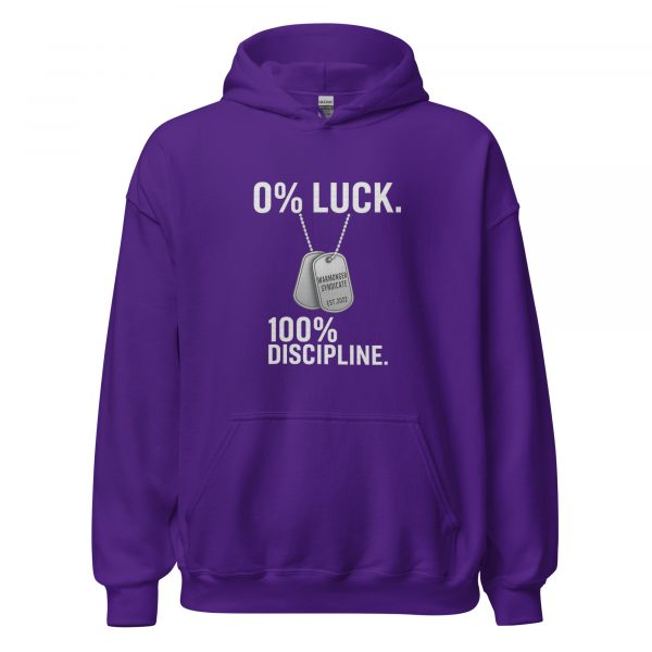0% Luck 100% Discipline Hoodie | Classic | 2-5X