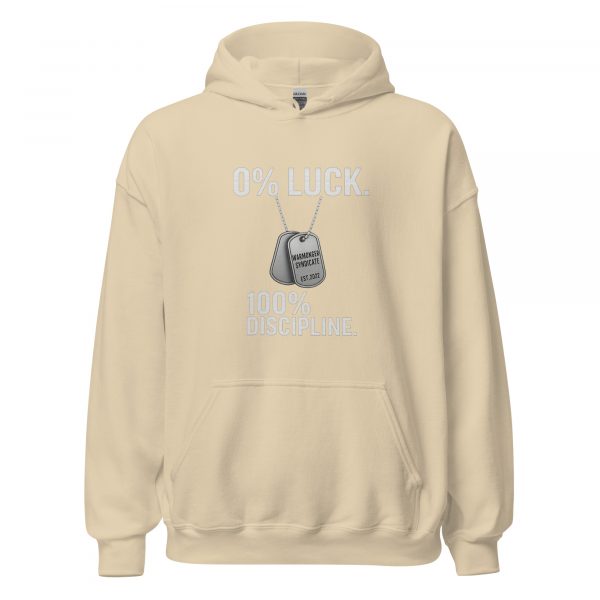 0% Luck 100% Discipline Hoodie | Classic | S-XL