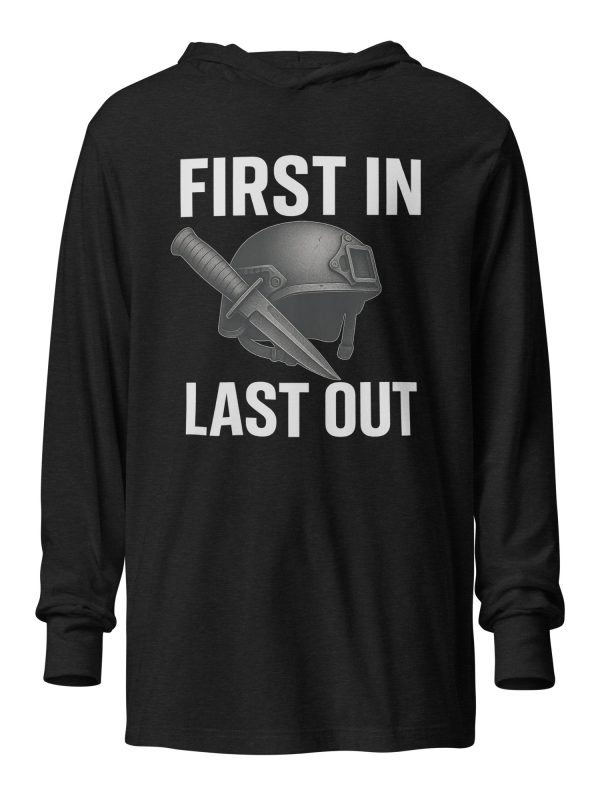 First In First Out Hooded Long Sleeve | Premium Lightweight | S-XL