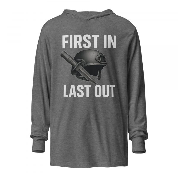 First In First Out Hooded Long Sleeve | Premium Lightweight | S-XL