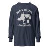 Boots, Bullets, and Bandwidth Hooded Long Sleeve | Premium Lightweight | 2X