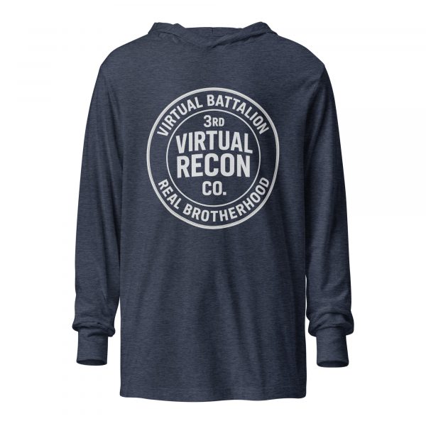 Virtual Battalion Real Brotherhood Hooded Long Sleeve | Premium Lightweight | 2X