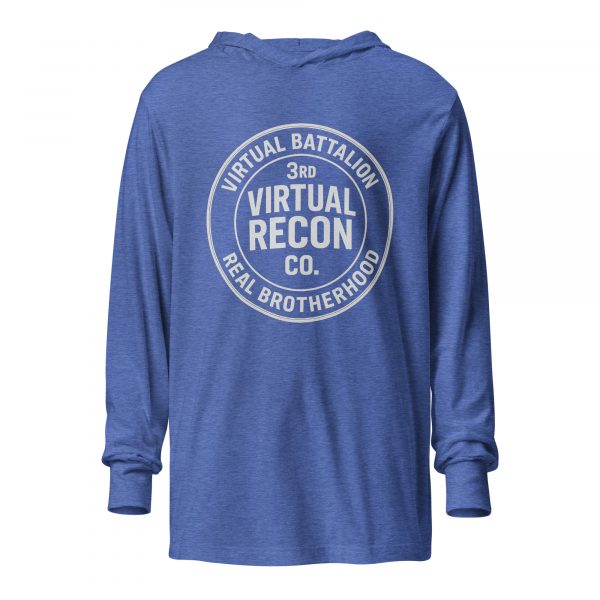 Virtual Battalion Real Brotherhood Hooded Long Sleeve | Premium Lightweight | S-XL
