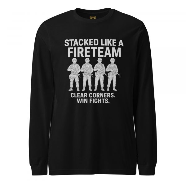 unisex-long-sleeve-tee-black-front-68b67cb80730e.jpg Stacked Like A Fireteam Long Sleeve | Select | XS-XL