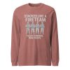 unisex-long-sleeve-tee-heather-mauve-front-68b67cb82e24f.jpg Stacked Like A Fireteam Long Sleeve | Select | XS-XL