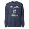 unisex-long-sleeve-tee-heather-navy-front-68c17c0bdcd18.jpg 0% Luck 100% Discipline Long Sleeve | Select | 2X