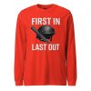 unisex-long-sleeve-tee-poppy-front-68b67c404779f.jpg First In First Out Long Sleeve | Select | XS-XL