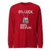 unisex-long-sleeve-tee-red-front-68c17c0bd6b81.jpg 0% Luck 100% Discipline Long Sleeve | Select | 2X