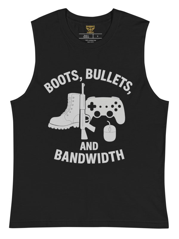 Boots, Bullets, and Bandwidth Muscle Shirt | Select | S-XL
