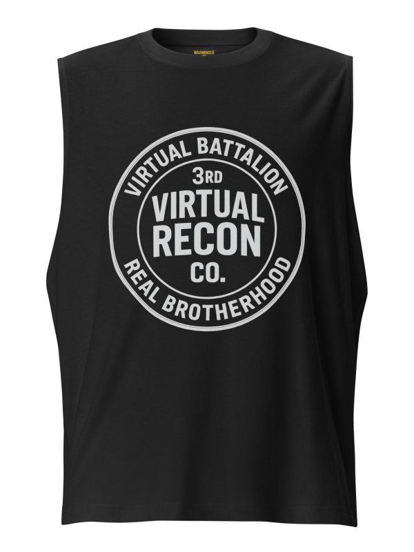 unisex-muscle-shirt-black-front-68c175dfbc93f.jpg Virtual Battalion Real Brotherhood Muscle Shirt | Select | 2X