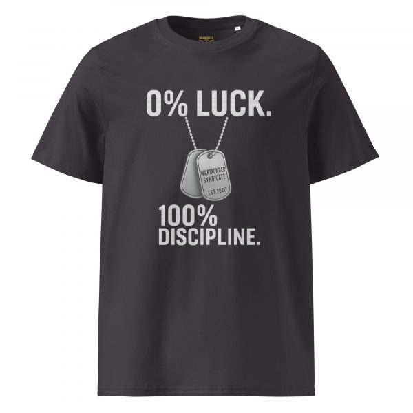 0% Luck 100% Discipline Tee | Organic | 2-5X