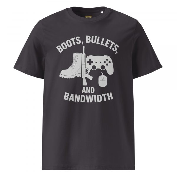 Boots, Bullets, and Bandwidth Tee | Organic | 2-5X