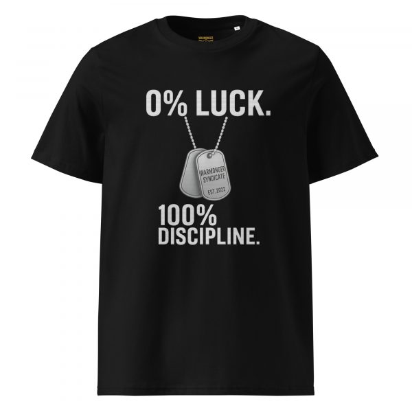 0% Luck 100% Discipline Tee | Organic | 2-5X