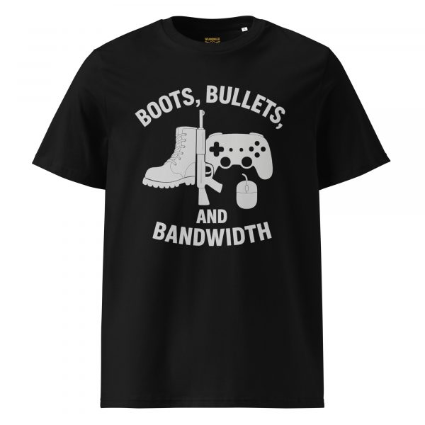 Boots, Bullets, and Bandwidth Tee | Organic | 2-5X