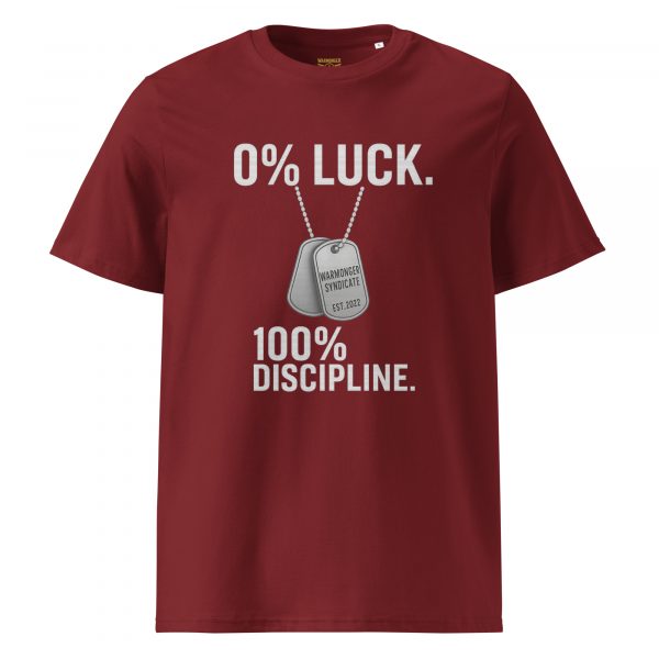 0% Luck 100% Discipline Tee | Organic | 2-5X