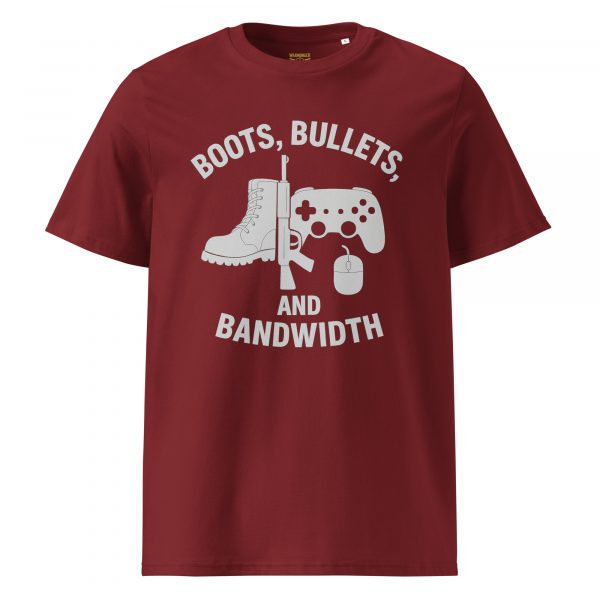 Boots, Bullets, and Bandwidth Tee | Organic | 2-5X