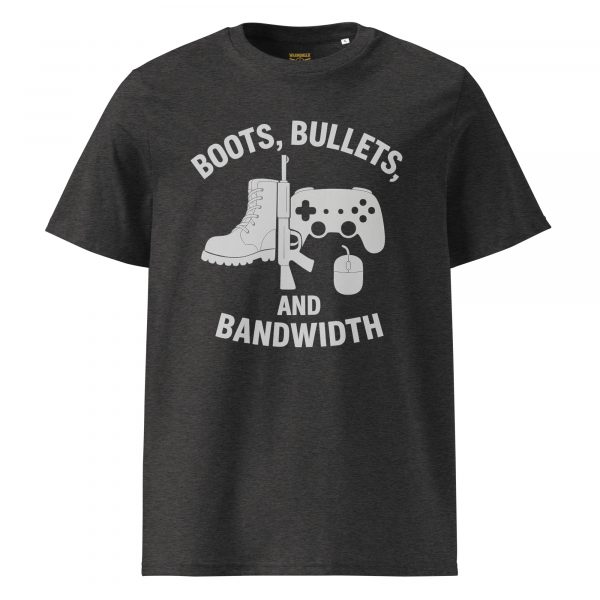 Boots, Bullets, and Bandwidth Tee | Organic | 2-5X