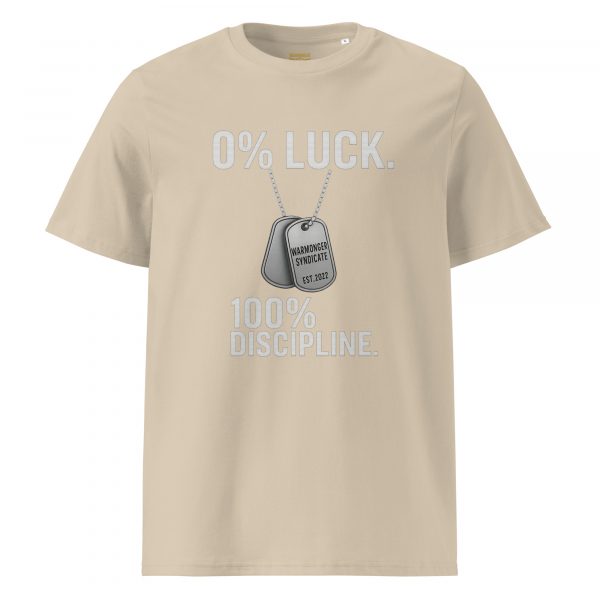 0% Luck 100% Discipline Tee | Organic | 2-5X