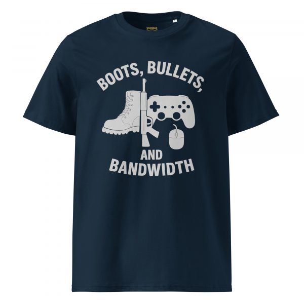 Boots, Bullets, and Bandwidth Tee | Organic | S-XL