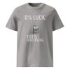 unisex-organic-cotton-t-shirt-heather-grey-front-68b54d71ce6dd.jpg 0% Luck 100% Discipline Tee | Organic | S-XL