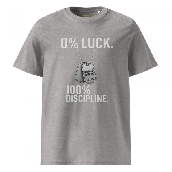 0% Luck 100% Discipline Tee | Organic | 2-5X