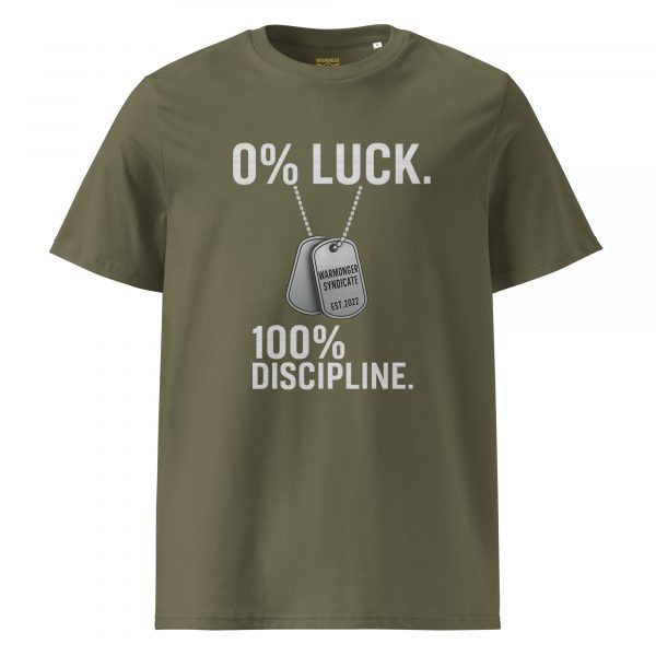 0% Luck 100% Discipline Tee | Organic | 2-5X
