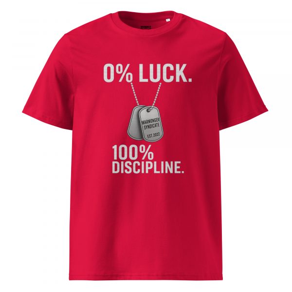 0% Luck 100% Discipline Tee | Organic | 2-5X