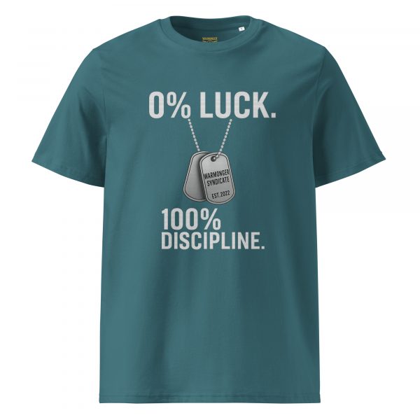 0% Luck 100% Discipline Tee | Organic | 2-5X