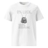 unisex-organic-cotton-t-shirt-white-front-68b54d71dba75.jpg 0% Luck 100% Discipline Tee | Organic | S-XL