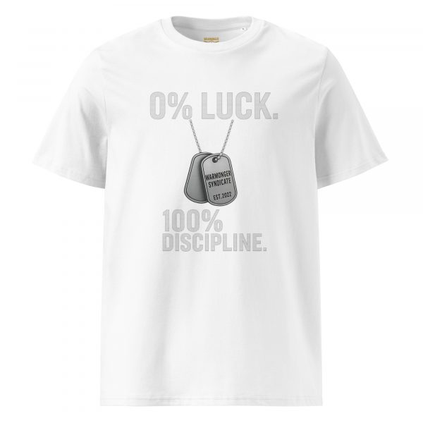 0% Luck 100% Discipline Tee | Organic | 2-5X