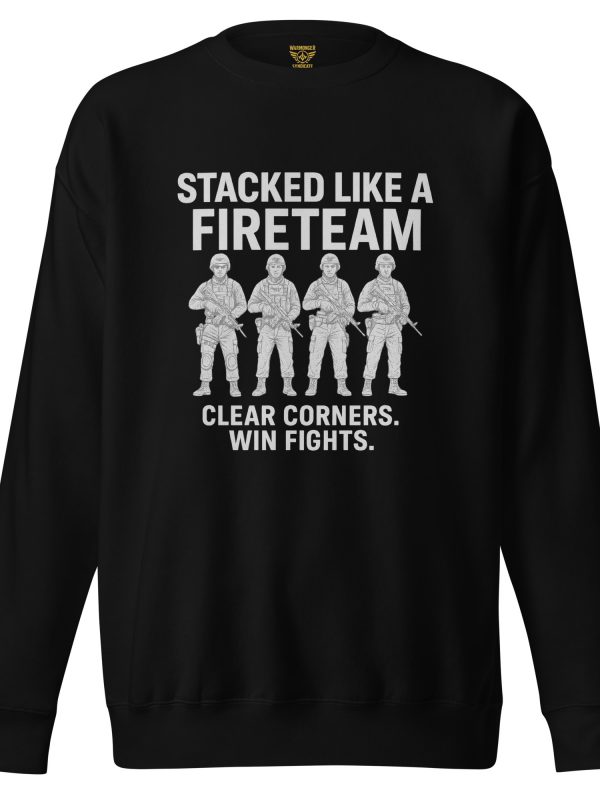 Stacked Like A Fireteam Crewneck | Premium | S-XL