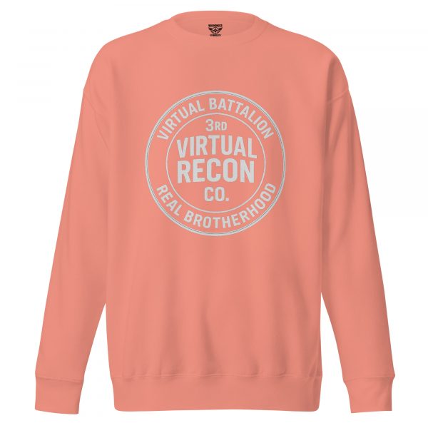 unisex-premium-sweatshirt-dusty-rose-front-68c345fd717a1.jpg Virtual Battalion Real Brotherhood Crewneck | Premium | 2-3X