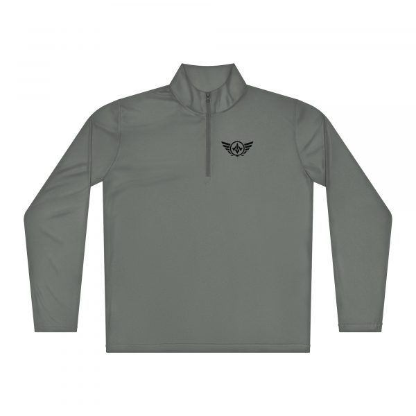 unisex-quarter-zip-pullover-grey-concrete-front-68c3479207e5d.jpg Black Logo Lightweight 1/4 Zip Pullover | Select | 2-4X