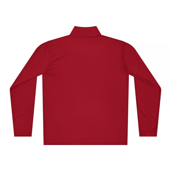 unisex-quarter-zip-pullover-true-red-back-68b7bb79397ce.jpg White Logo Lightweight 1/4 Zip Pullover | Select | XS - XL