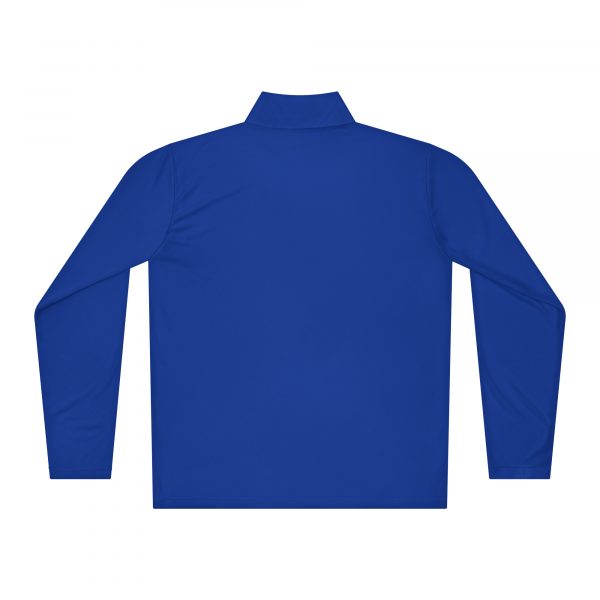 unisex-quarter-zip-pullover-true-royal-back-68b7bb793990a.jpg White Logo Lightweight 1/4 Zip Pullover | Select | XS - XL
