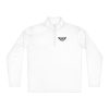 unisex-quarter-zip-pullover-white-front-68b7bc0f4c8cf.jpg Black Logo Lightweight 1/4 Zip Pullover | Select | XS-XL