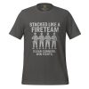 unisex-staple-t-shirt-asphalt-front-68b5488d29761.jpg Stacked Like A Fireteam Tee | Select | S-XL