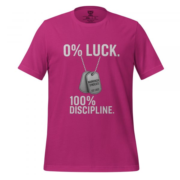 0% Luck 100% Discipline Tee | Select | 2-5X