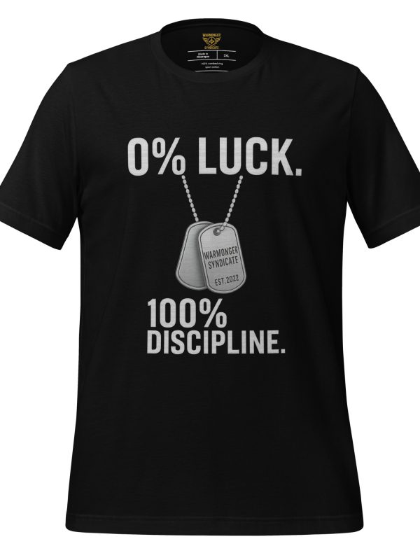0% Luck 100% Discipline Tee | Select | 2-5X