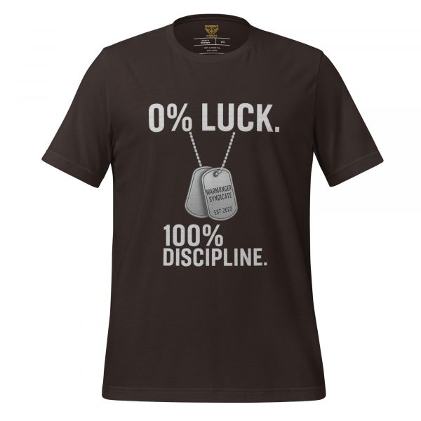 0% Luck 100% Discipline Tee | Select | 2-5X