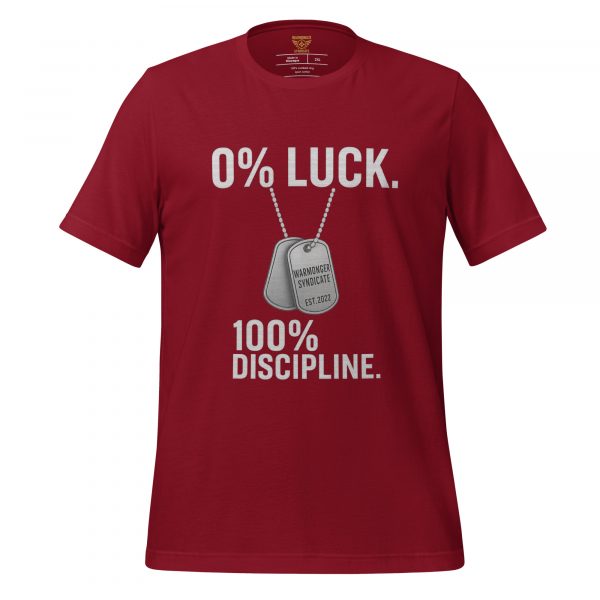0% Luck 100% Discipline Tee | Select | 2-5X